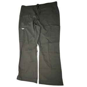 Cherokee Workwear‎ Elastic Waist Cargo Scrub Pant Modern Classic Black XL